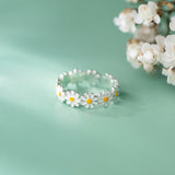 Daisy Flower Rings For Women
