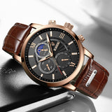 Men Watches Top Brand Luxury Leather