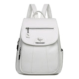 Leather backpack