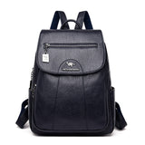 Leather backpack