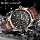 Men Watches Top Brand Luxury Leather