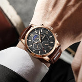 Men Watches Top Brand Luxury Leather