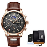 Men Watches Top Brand Luxury Leather