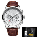 Men Watches Top Brand Luxury Leather