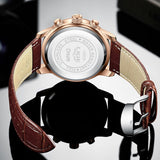 Men Watches Top Brand Luxury Leather