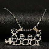 Necklaces  from Stainless Steel Pendants for Women Mother's Day Gift