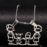 Necklaces  from Stainless Steel Pendants for Women Mother's Day Gift
