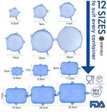 6 Pcs/Set Food Silicone Cover Reusable