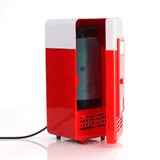 Mini USB Fridge Cooler Beverage Drink Cooler/Warmer