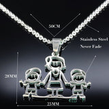 Necklaces  from Stainless Steel Pendants for Women Mother's Day Gift