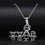 Necklaces  from Stainless Steel Pendants for Women Mother's Day Gift