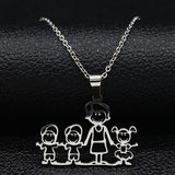 Necklaces  from Stainless Steel Pendants for Women Mother's Day Gift