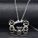 Necklaces  from Stainless Steel Pendants for Women Mother's Day Gift