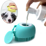 Bath Gloves Brush Soft and Silicone for dogs and cats