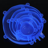 6 Pcs/Set Food Silicone Cover Reusable
