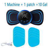 Neck Massage Patch 8 Mode Pulse Muscle Stimulator Portable Relief Pain