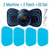 Neck Massage Patch 8 Mode Pulse Muscle Stimulator Portable Relief Pain