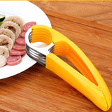 Banana Cutter Fruit Vegetable Sausage Slicer
