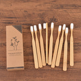 Eco Friendly Toothbrush 10 Pcs Ultra Fine Soft Hair