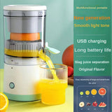 Citrus Juicer Rechargeable - Electric Juicer Machines. With Cleaning Brush Portable Juicer For Extractor Orange Lemon Grapefruit