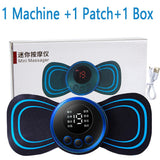 Neck Massage Patch 8 Mode Pulse Muscle Stimulator Portable Relief Pain