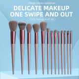13pcs Makeup Brushes soft Cosmetic Full Set 3 in Colors