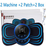 Neck Massage Patch 8 Mode Pulse Muscle Stimulator Portable Relief Pain