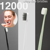 Micro Nano Manual Toothbrush Extra Soft Bristles Toothbrushes with 10,000 Bristles