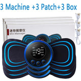 Neck Massage Patch 8 Mode Pulse Muscle Stimulator Portable Relief Pain